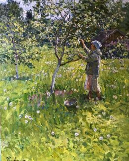 Irina Rybakova-Apple Trees bloomed 80x60 2020 oil, canvas