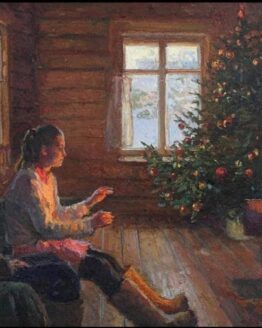 Irina Rybakova-Christmas Eve 70x140 2014 oil, canvas