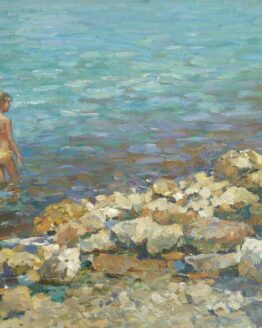 Irina Rybakova-Morning at the Sea 70x90 2020 oil, canvas