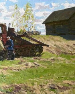 Irina Rybakova-Spring Harvest Time 50x80 2021 oil, canvas